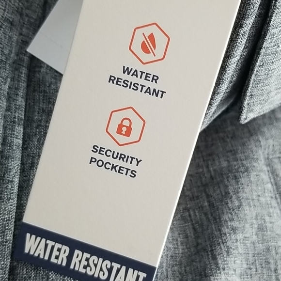 NEW Dockers Men's Soft Shell Performance Gray Quilted Winter Coat Size Medium - Picture 3 of 9